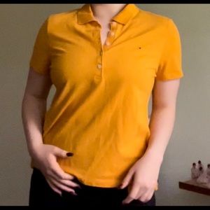 Large Yellow Tommy Hilfiger Polo Shirt